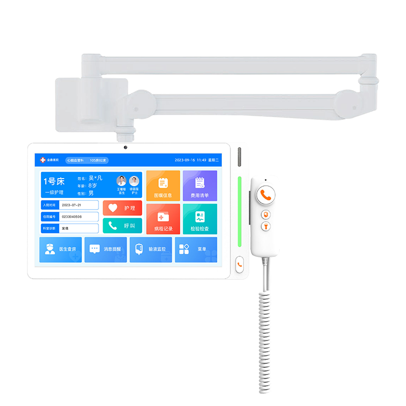 10寸ICU病床分機-搖臂款 型號：MK-A800-F11-ICU